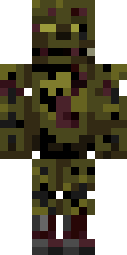 FNAF Springtrap Minecraft skin