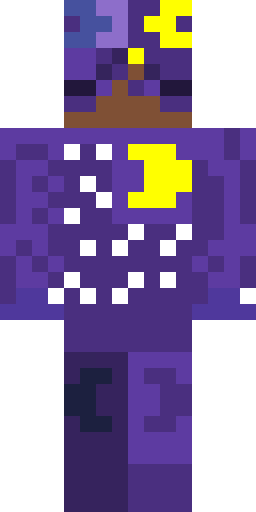 Stardust Seeker Moon Minecraft skin