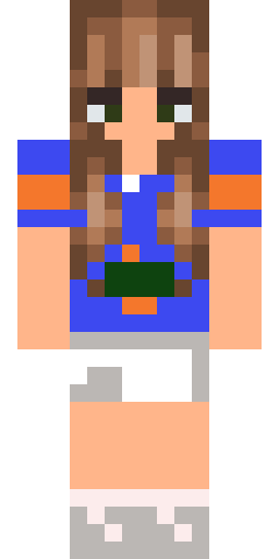 Florida Gator Girl Minecraft skin
